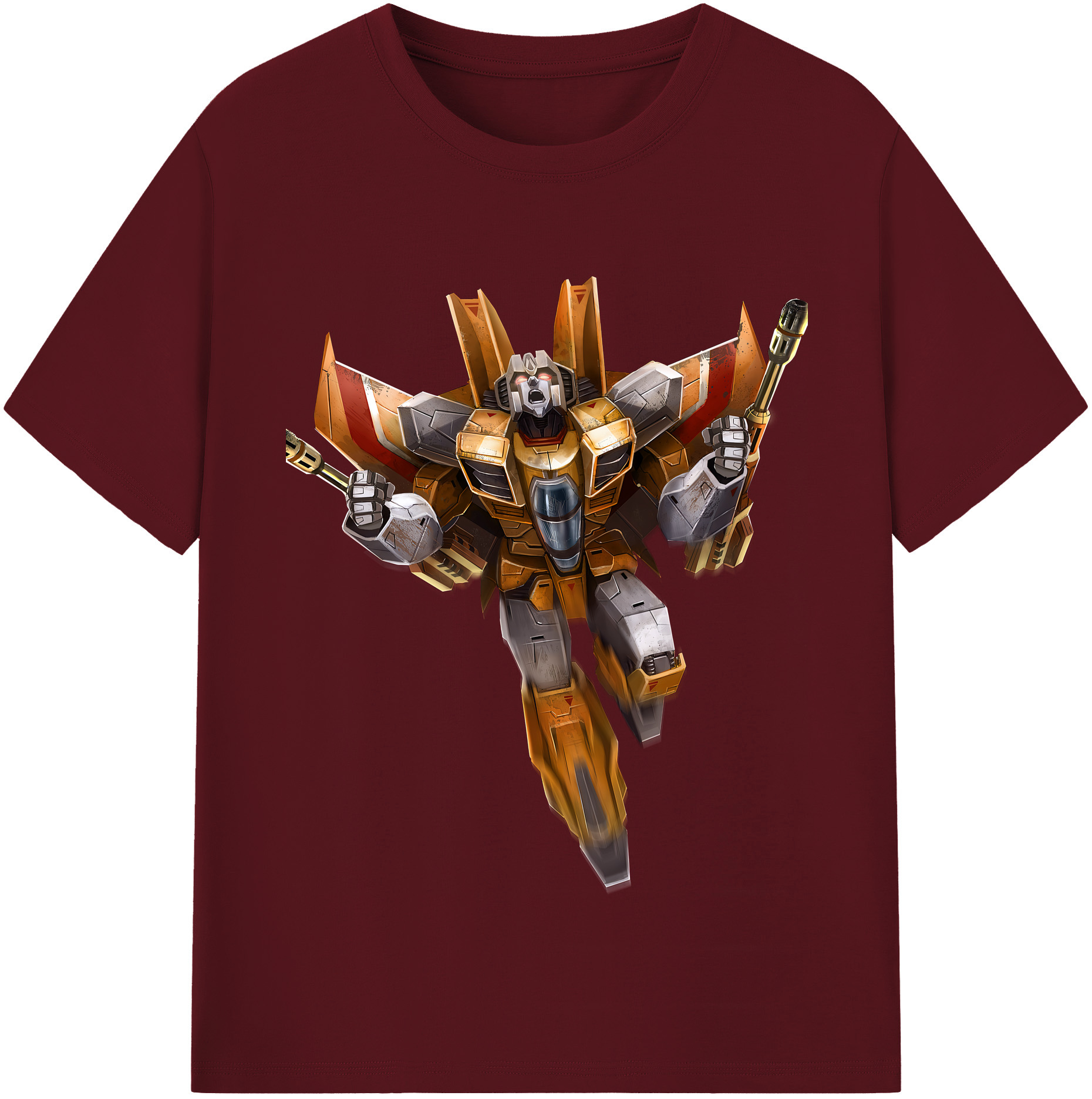 （画像用） Transformers トランスフォーマー 綿100％半袖Tシャツ（フロントプリント）